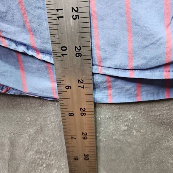 Bonobos Shirt Mens Medium Blue Pink Striped Long Sleeve Slim Fit Button Up - Picture 5 of 8